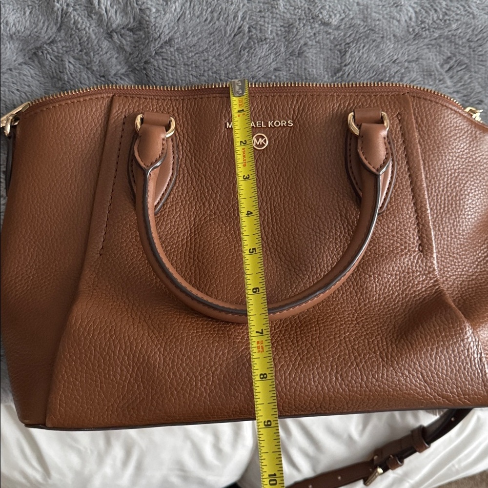 Michael Kors Tan Leather Satchel - Picture 8 of 8